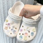 Shoe Accessories Manufacturer - Wholesale Resin Brand Designer Plastic Luxury Pearlescent Custom Shoemaker Ornaments