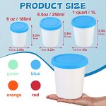 Ice Cream Container Manufacturer - Different Size Tub with Lid Plastic Cup for Home
