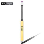 USB Electric Lighter Manufacturer - Fashion Windproof Rechargeable Multi-Function Arc Single Plasma for Kitchen Candle