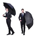 Automatic Umbrella Manufacturer - LS08 Open 47/62/68 Inch Extra Large Oversize Double Vented Canopy Waterproof Windproof Stick Golf