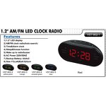 Digital Alarm Clock Manufacturer - Amazons Basics Small-sized Oval with LED Display Night Light and Backup Battery