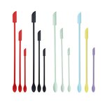 Silicone Scraper Manufacturer - Heat Resistant Kitchen Utensils Long Handled Mini Jam Multifunctional Double Headed