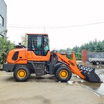 Mini Articulating Wheel Loader Manufacturer - Boom Loader 910 920 Radlader Cargador 1ton 2 Ton 1000kg 2000kg Front End