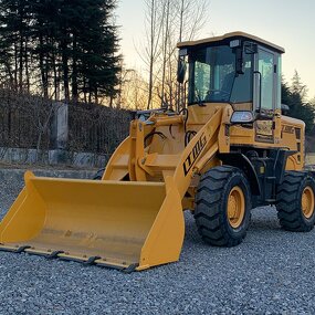 Wheel Loader Manufacturer - In Stock Fast Delivery 0.8 Ton 1 Ton 1.5 Ton Four Wheel Drive with Semi-solid Tire