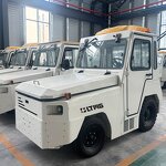Electric Baggage Towing Tractor Manufacturer - Chinese 20 Ton Airport Equipment with Enclose Cab