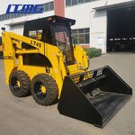Skid Steer Loader Manufacturer - High Operating Efficiency Mini Wheel 500kg 700kg 1000kg for Sale