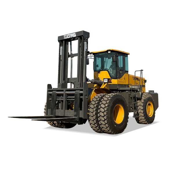Rough Terrain Forklift Manufacturer - LTMG Heavy Off Road 10 Ton 15 Ton 20 Ton with Enclosed Cabin