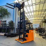 Electric Reach Truck Manufacturer - Free Shipping 2t 3t 6m 8m 12m 24v/48V With Side Shifter with Lithium Battery
