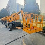 Articulated Boom Lift Manufacturer - Factory Direct 14m 18m 22m 26m Towable Self-propelled Aerial Work Platform With EPA Euro V Engine