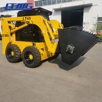 Skid Steer Loader Manufacturer - High Operating Efficiency Mini Wheel 500kg 700kg 1000kg for Sale