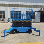 Electric Scissor Lifts Manufacturer - Movable Hydraulic Aerial Work Platform with 4m 6m 8m 10m Lifting Height