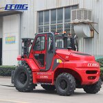 Rough Terrain Forklift Manufacturer - LTMG Small 3ton 2 WD 4WD with Cabin for Sale