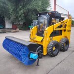 Wheel Skid Steer Loader Manufacturer - Chinese Factory diesel 950kg 850kg 700kg with Hammer Attachments