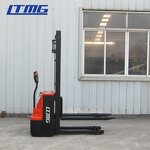 Pallet Stacker Manufacturer - 1.5t Walkie Type AC Driving With Large Storage Lead Acid Battery