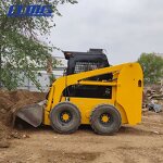 Skid Steer Loader Manufacturer - Universal Quick Attach 500kg 700kg Mini for Farm Use
