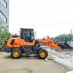 Mini Articulating Wheel Loader Manufacturer - Boom Loader 910 920 Radlader Cargador 1ton 2 Ton 1000kg 2000kg Front End