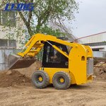 Skid Steer Loader Manufacturer - Universal Quick Attach 500kg 700kg Mini for Farm Use
