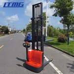 Electric Forklift Stacker Manufacturer - LTMG Small Portable 1000kg 1500kg 1 Ton 1.5 Ton with AC Motor