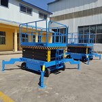 Electric Scissor Lifts Manufacturer - Movable Hydraulic Aerial Work Platform with 4m 6m 8m 10m Lifting Height