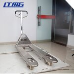 Pallet Truck Manufacturer - LTMG Brand HF20 HF30 Custom 304 Stainless Steel Handle with Nylon Wheel