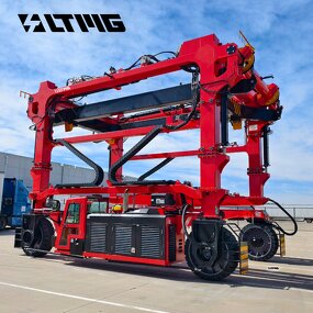 Straddle Carrier Manufacturer - Max Capacity 35Ton 60Ton 80Ton Intermodal Yard Container Stacking Heavy Duty Gantry