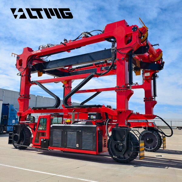 Straddle Carrier Manufacturer - Max Capacity 35Ton 60Ton 80Ton Intermodal Yard Container Stacking Heavy Duty Gantry