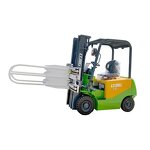 Forklift Attachment Manufacturer - Chinese Paper Roll Clamp Tyre Bale Clamp Drum Block Clamp Rotator Hinged Forks