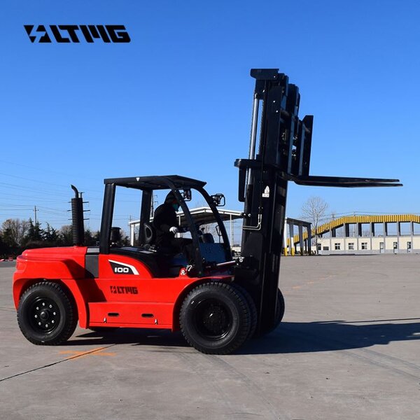 diesel Forklift Manufacturer - LTMG Machinery Heavy Duty Container 10 Ton 12 Ton with Lengthen Fork