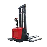 Electric Pallet Stacker Manufacturer - Electric Forklift 1000kg 1500kg 2000kg Walkie with Straddle Leg Adjustable Fork