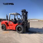 diesel Forklift Manufacturer - LTMG Machinery Heavy Duty Container 10 Ton 12 Ton with Lengthen Fork