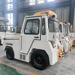 Electric Baggage Towing Tractor Manufacturer - Chinese 20 Ton Airport Equipment with Enclose Cab