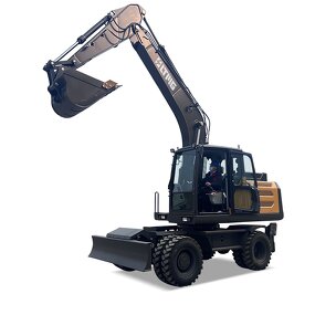diesel Wheel Excavator Manufacturer - LWE180 Chinese Brand New Construction Digging Machine 16 Ton 18 Ton