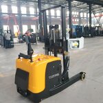 Electric Pallet Stacker Manufacturer - Chinese Stand Type Lift Truck 1ton 1.5 Ton 2 Ton Forklift Full with Roll Clip