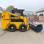 Wheel Skid Steer Loader Manufacturer - Chinese Factory diesel 950kg 850kg 700kg with Hammer Attachments