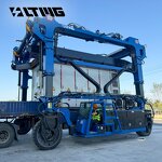 Straddle Carrier Manufacturer - Max Capacity 35Ton 60Ton 80Ton Intermodal Yard Container Stacking Heavy Duty Gantry