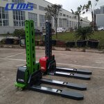 Electric Stacker Manufacturer - 1300mm 1600mm 500kgs 700kgs 1000kgs Self Loading with Lithium Li-on Battery