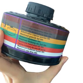 Gas Mask Filter Manufacturer - Single 40mm Activated Carbon for Chemicals