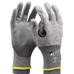Safety Gloves Manufacturer - Level 5 Heavy Duty Anti-Impact HPPE Anti-Cut PU/Nitrile Dotted Full Coverage Coating Abrasive
