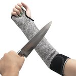 Safety Gloves Manufacturer - Stock Grade 5 Anti-cutting Anti-cutting Arm Protection Loose HPPE Sleeve Wrist Protection