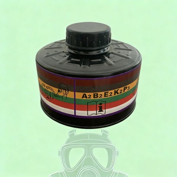 Gas Mask Filter Manufacturer - P-A-2 Activated Carbon Cartridge Organic Vapors 40mm Replacement Filter Canister