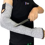 Safety Gloves Manufacturer - Stock Grade 5 Anti-cutting Anti-cutting Arm Protection Loose HPPE Sleeve Wrist Protection