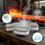 Respirator Cartridge Manufacturer - 6000 Series CE Approved ORGANICVPR 1/PK