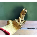 Safety Gloves Manufacturer - Industrial Boots Anti Cut High Temperature Anti Heat Aramid Oven Kevlar PVC Coating OEM