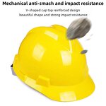 Safety Helmet Manufacturer - V-Shaped ABS Industrial Grade with Visor CE Certified Anti-Smash Anti-Collision Anti-Static