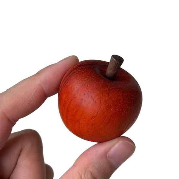 Wooden Apple Crafts Manufacturer - Wholesale Handicraft Carvings with Engraving for Home Decorative Ornaments and Gifts