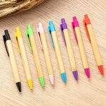 Pen Manufacturer - Wholesale Cheap Bamboo Retractable Ballpoint Black Ink 1 mm Sustainable for Promotional Gifts