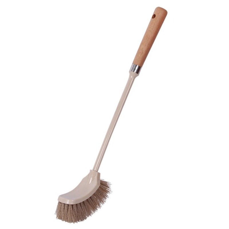 Toilet Brush Manufacturer - Natural Eco Friendly Coconut Fiber Beech Long Handle Cleaning