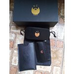 Beard Grooming Kit Manufacturer - Custom Logo Men Beard Care Set Wooden Comb Boar Bristle for Travel