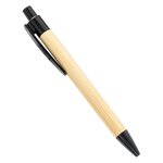 Pen Manufacturer - Wholesale Cheap Bamboo Retractable Ballpoint Black Ink 1 mm Sustainable for Promotional Gifts