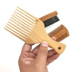 Comb Manufacturer - Wholesale Custom Wooden Bathroom Hair Afro Pick